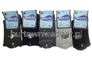 SKARPETY  MĘSKIE  FROTOWE  AURA VIA  5 Par