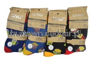SKARPETY  MĘSKIE  KOLOROWE  GNG  5 Par
