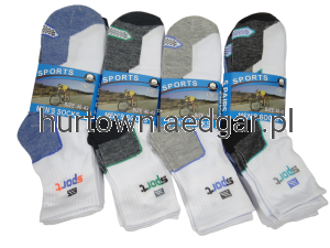 SKARPETY  MĘSKIE  DWUKOLOROWE SPORTS  5 Par