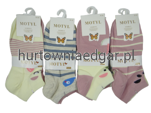 STOPKI  DAMSKIE  MOTYL   5 Par