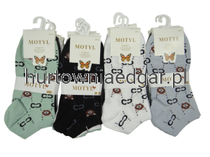 STOPKI  DAMSKIE  MOTYL  5 Par