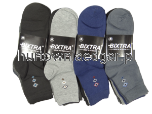 SKARPETY  MĘSKIE  GARNITUROWE  3/4   BIXTRA  5 Par