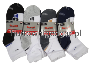 SKARPETY  MĘSKIE  SPORT  3/4    SILVER   5 Par