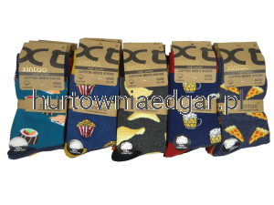 SKARPETY  MĘSKIE  KOLOROWE  XINTAO  5 Par