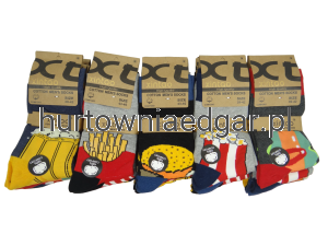 SKARPETY  MĘSKIE  KOLOROWE  XINTAO  5 Par