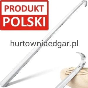 ŁYŻKA DO BUTÓW MATALOWA 66CM POSREBRZANA