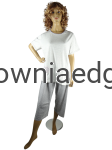PIZAMA  D.  LYCRA   3/4  Sevgi   3 szt