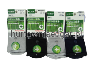SKARPETY MĘSKIE BEZUCISKOWE BAMBOO  AURA VIA 5 Par