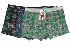 BOKSERKI  MĘSKIE  Z TRAWKĄ  MIEGO  12 Szt.