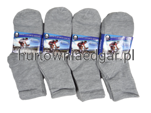 SKARPETY  MĘSKIE  SZARIE   ACTIVE  5 par