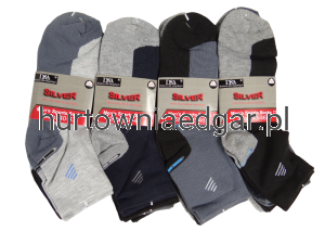 SKARPETY  MĘSKIE  SPORTOWE  SILVER  5 Par