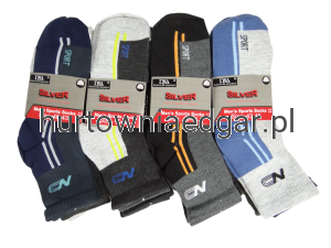 SKARPETY  MĘSKIE  SPORTOWE  NB  SILVER  5 Par