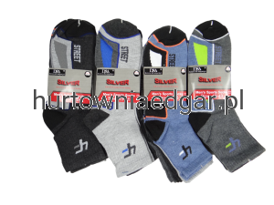 SKARPETY  MĘSKIE  SPORTOWE  4-F  SILVER  5 Par