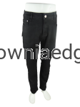 SPODNIE  MĘSKIE  CZARNE JEANSOWE  YIN CHU  10 Szt.