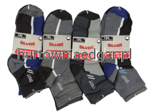 SKARPETY  MĘSKIE  SPORTOWE  SILVER  D&A  5 Par