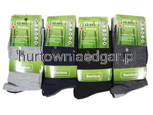 SKARPETY  MĘSKIE  BAMBUSOWE  NATURAL  JST  5 Par