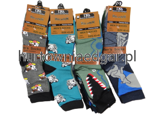 SKARPETY  MĘSKIE  KOLOROWE WYSOKIE  SILVER  5 Par