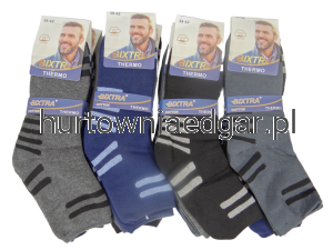 SKARPETY  MĘSKIE  FROTTE  W PASKI  BIXTRA  4 Par