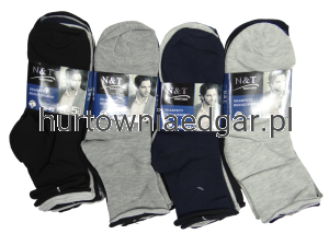SKARPETY  MĘSKIE  BEZUCISKOWE  N & T  5 Par