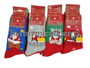 SKARPETY  MĘSKIE   SWIĄTECZNIE  AURA VIA  5 Par